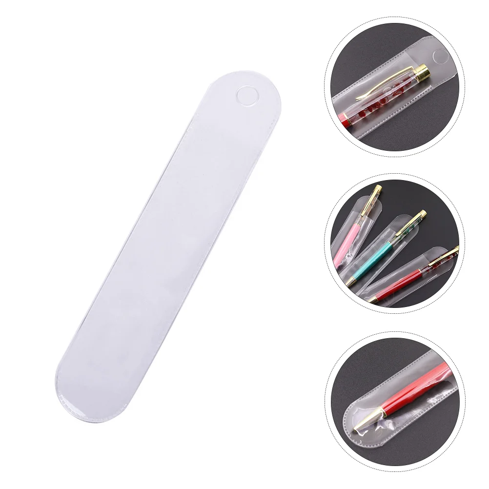 25 Pcs Packaging Bags Pen Case Gift Dustproof Pencil Storage Pouch Packing Protective White Single Transparent