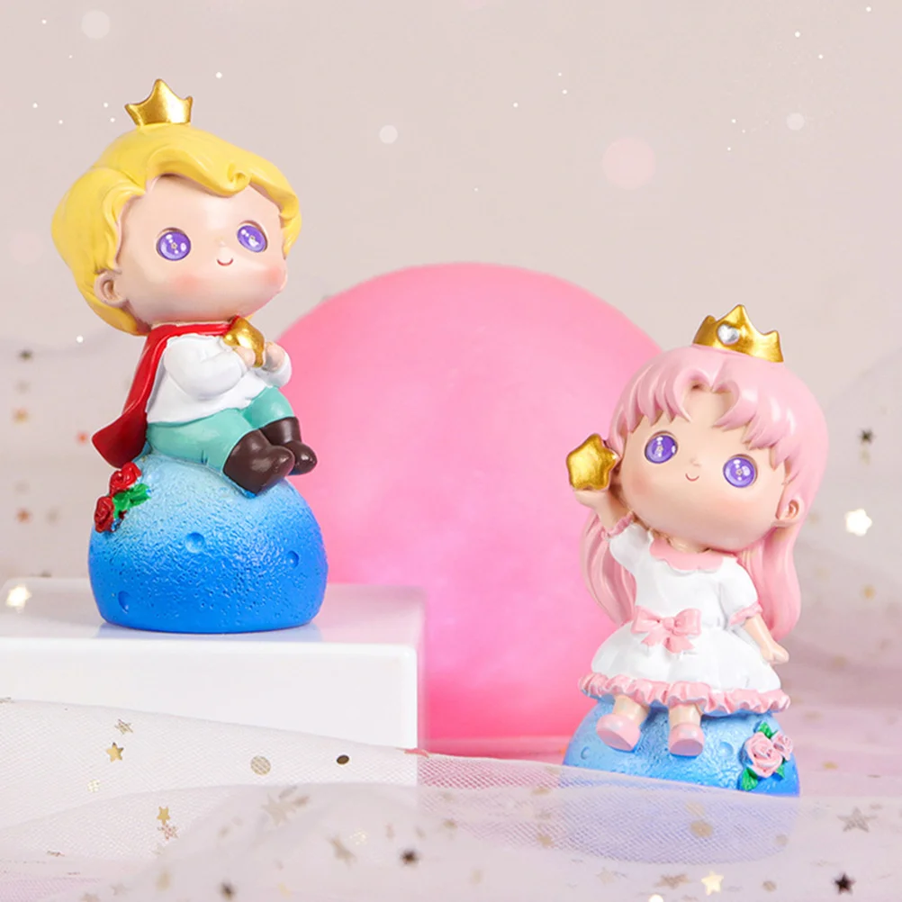 

1pc Birthday Decor Ornament For Kids Party Decoration Resin Cake Cake Decoration Decor Adornment Party Favors