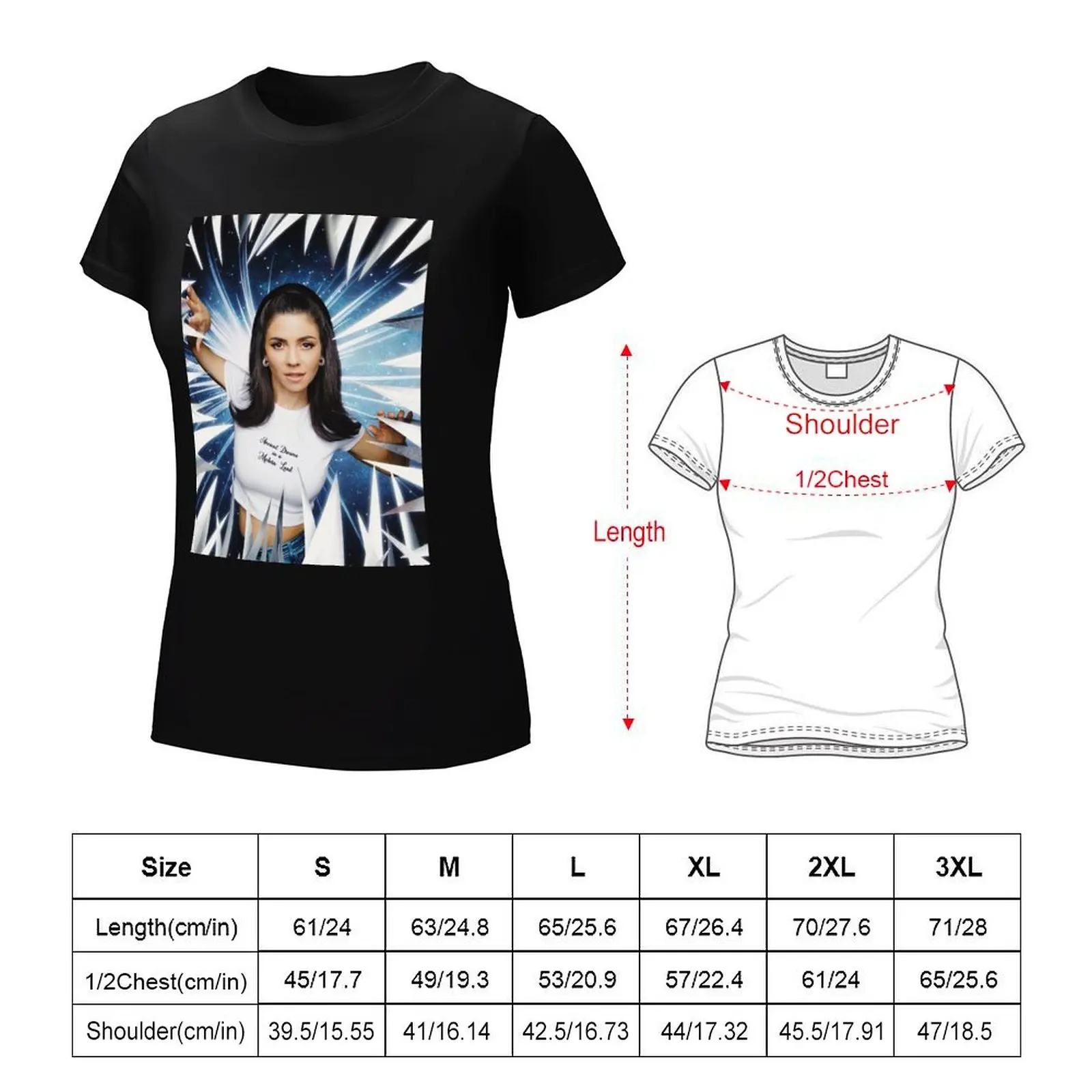 MARINA - Ancient Dreams In A Modern Land Single T-Shirt oversized shirts graphic tees funny female Woman fashion