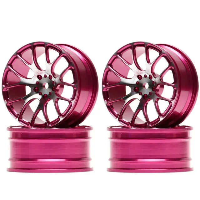 Vervanging Aluminium Metalen Velg Hub Verbeterde Reparatie Onderdelen Voor 1:10 Tamiya Tt-01 Tt-02 Xv-01 Hsp Hpi Rc Auto Wiel