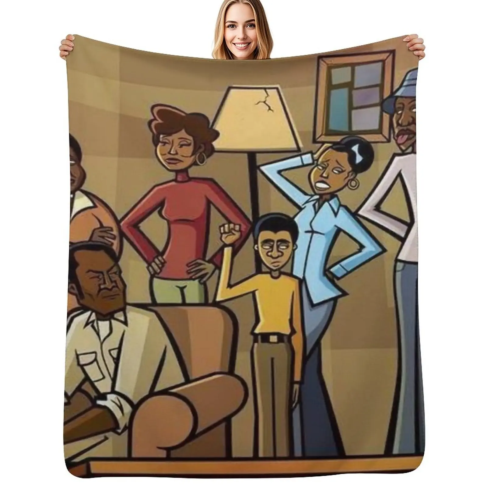 Good Times Throw Blanket Soft Cozy Blanket for Pet Kids Adults