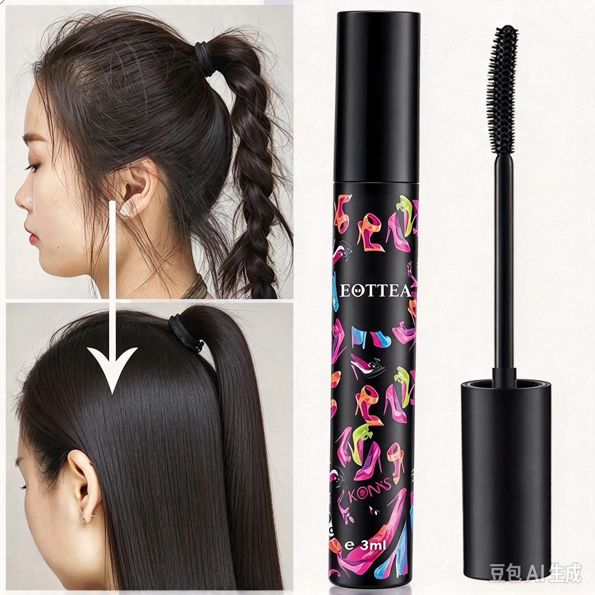 Flyaway Hair Styling Stick – Tames Babyhaare, Augenbrauen und Wimpern – starker Halt für Fransen/Pony – schnelle Fixierung, alle Haartypen – Detail 4
