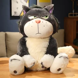 Juguete de peluche de gato Lucifer Kawaii para niños, decoración de cama de princesa de dibujos animados de Anime suave, muñeco de animales de peluche, regalo de cumpleaños para niños, 25-65cm