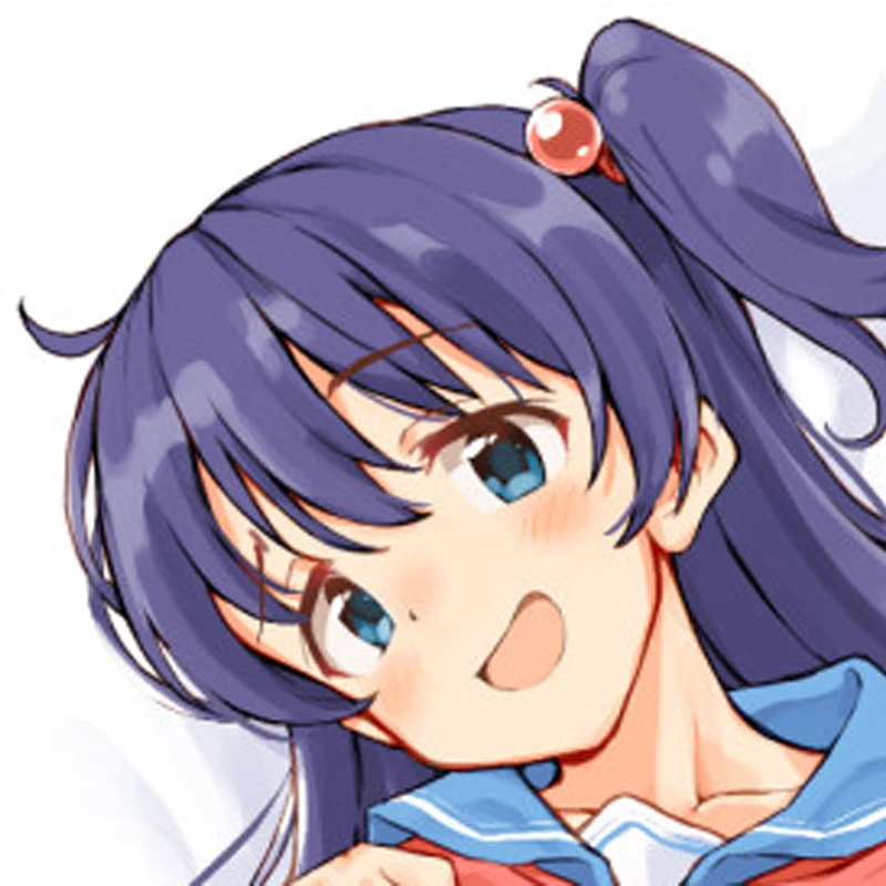 

Dakimakura Anime Pillow Cover Hibiki Ganaha Double Sided Print 2Way Cushion Cover Xmas Gifts
