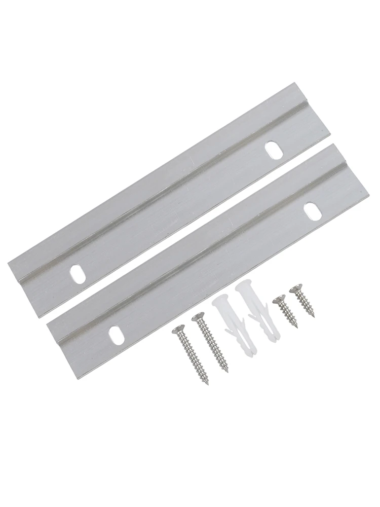 2pcs Z Shape Aluminum Alloy Pendant Bracket For Wall Panel Picture Hanging Strip Home Improvement Hardware Accessories