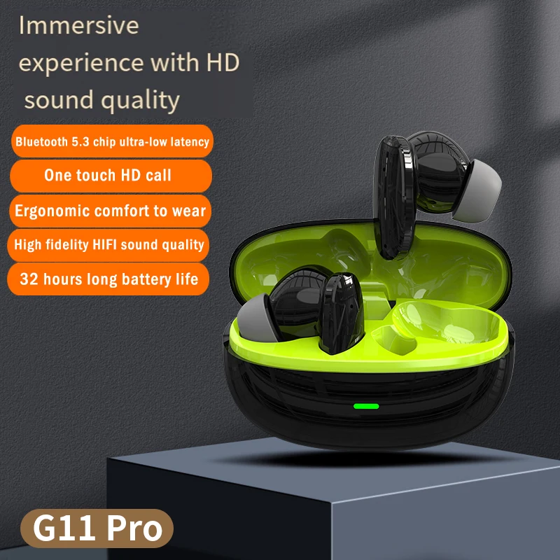 

TWS Bluetooth-наушники с активным шумоподавлением TypeC, быстрая зарядка, Bluetooth 5,3 Hi-Fi звук, HD-микрофон для спортивных путешествий