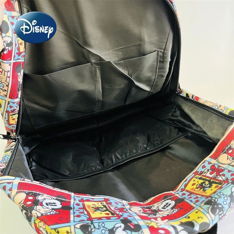 Mochila mickey infantil disney, mochila estudantil impermeável, moda cartoon, marca de luxo, nova