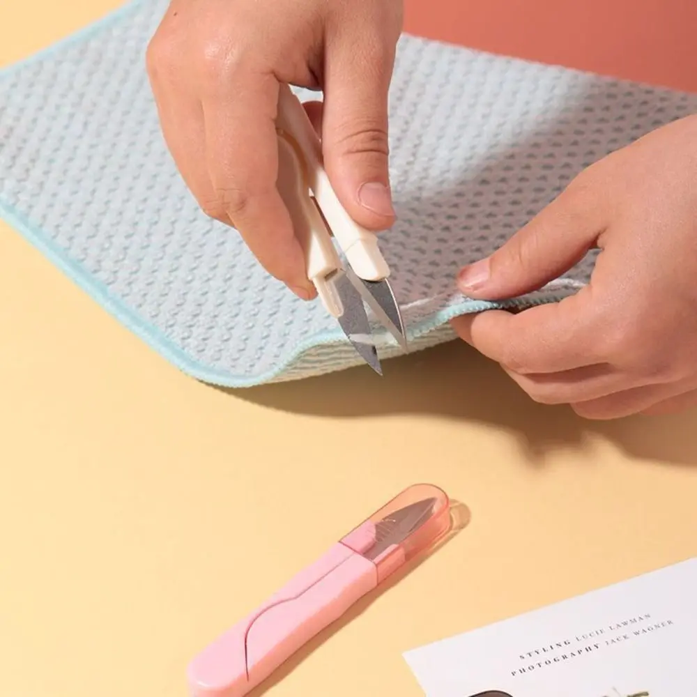 

Cross Stitch Scissors Thread Clippers U Shape Sharp Yarn Shears Mini Metal Household