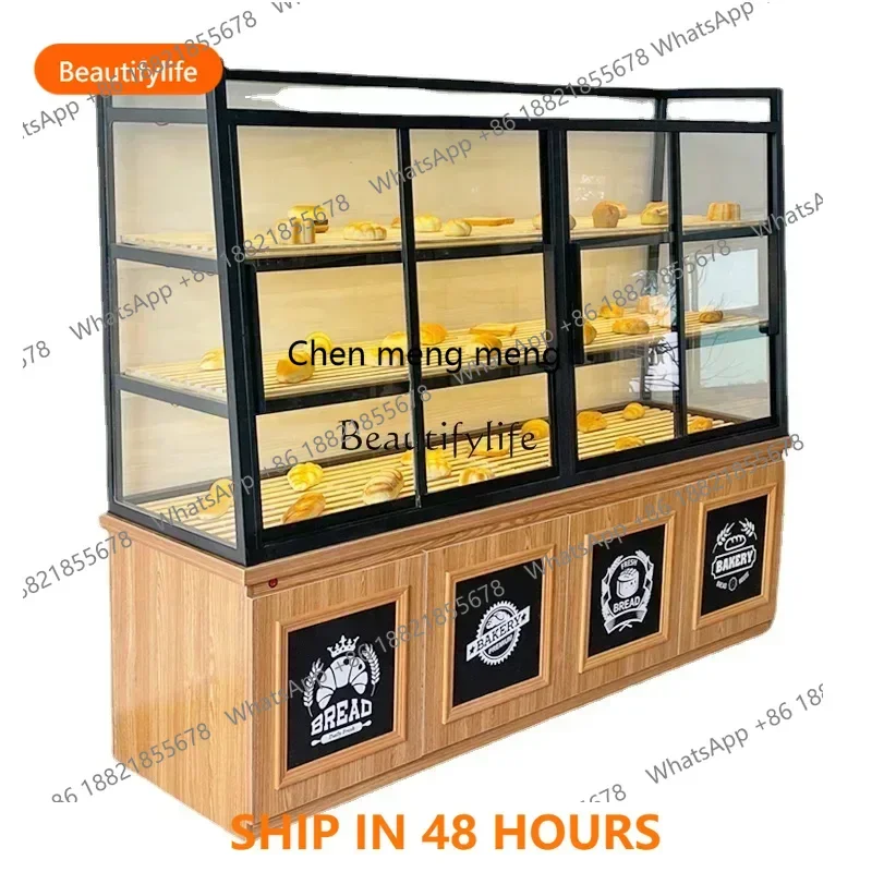 

Cake Shop Showcase Bread Display Cabinets Cabinet Glass Commercial Baking Display Stand H