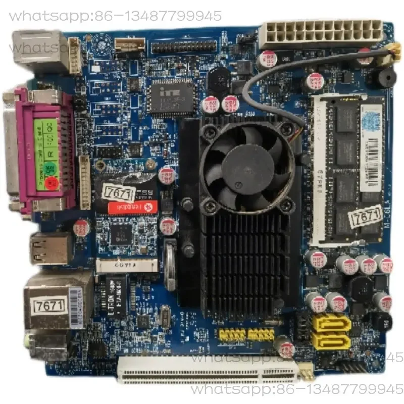 d525-pos-キャッシュレジスター、産業用コンピューターメインボード-m-c6la-24pin-電源、msata-pci-付き