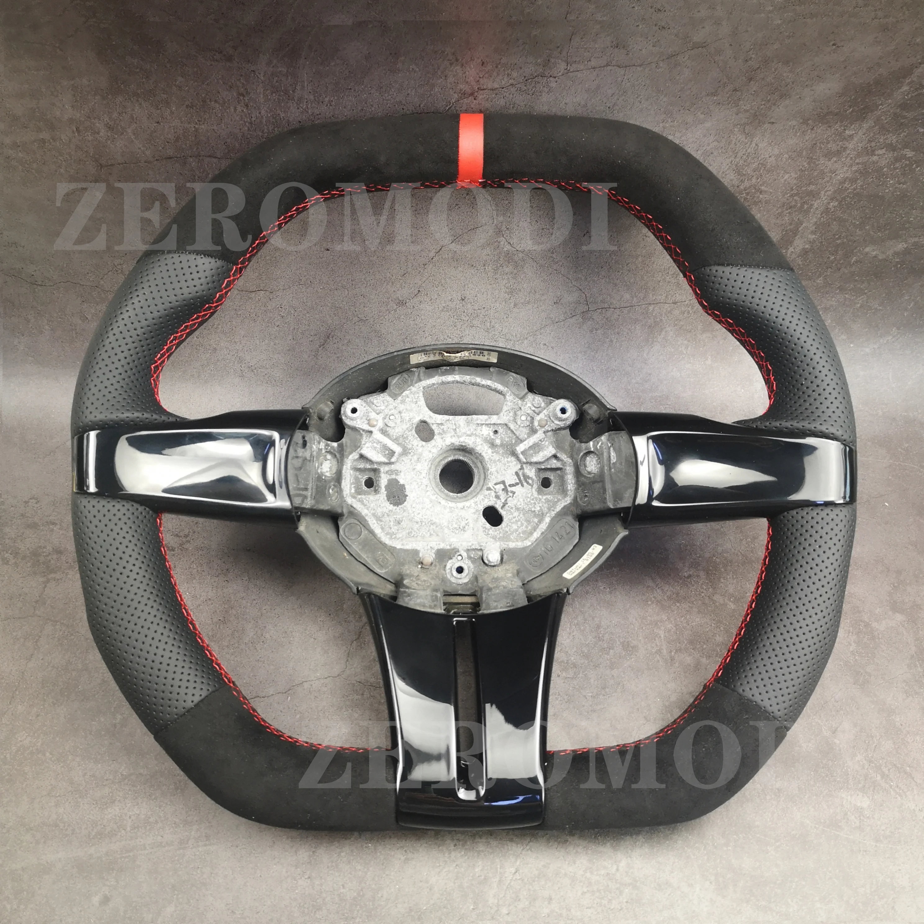 Steering Wheel For BMW Z4 E85 E86 Alcantara Custom Flat Top Bottom