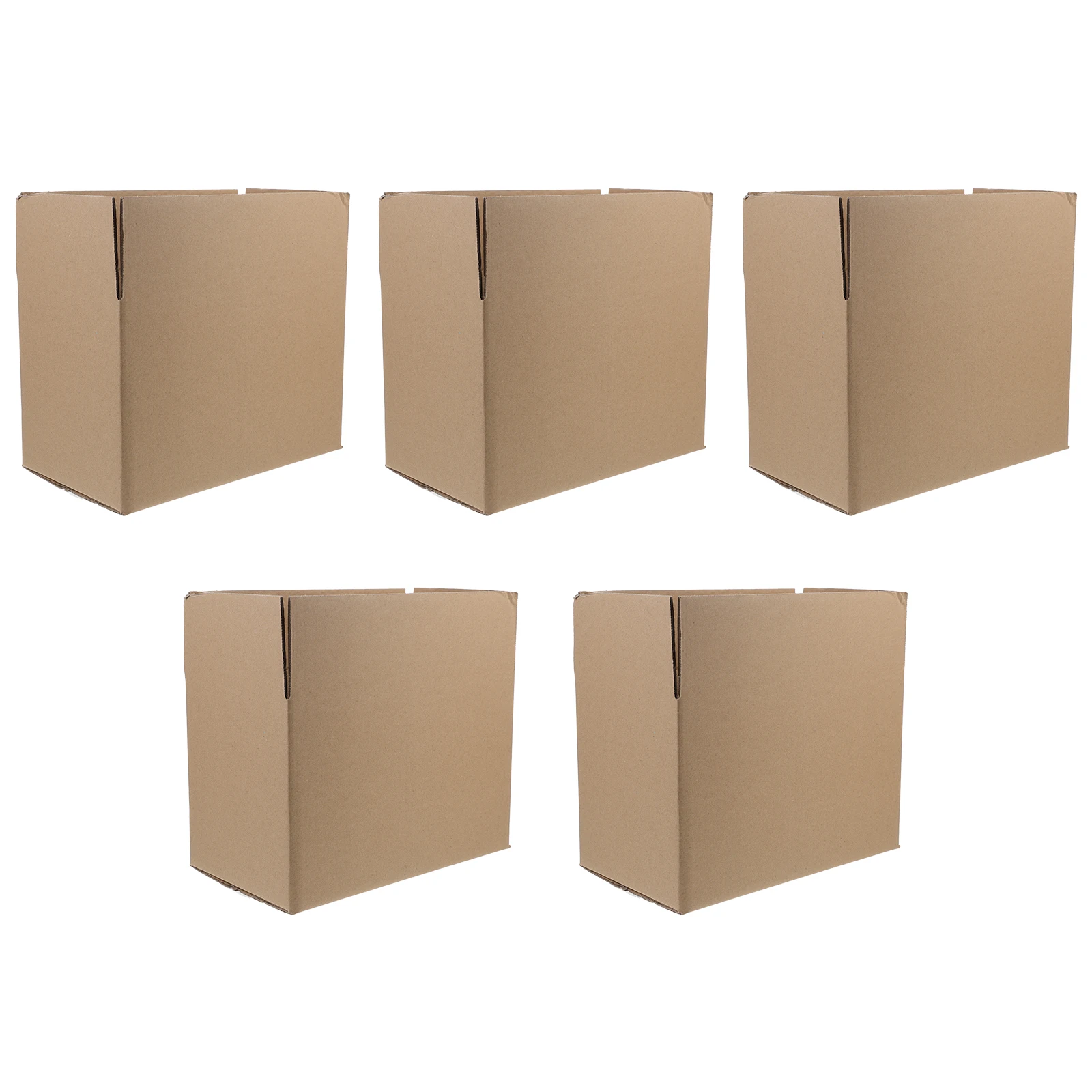 5pcs Shipping Boxes Corrugated Cardboard Packaging For Small Business Moving Mailer Boxes Paper Box Bulk Pack