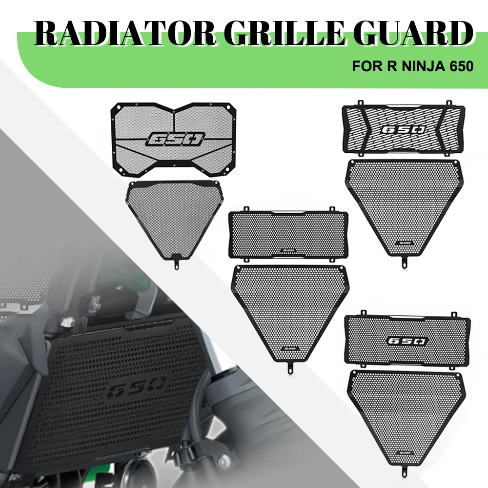 

Ninja650 Tourer Motorcycle Radiator Grille Guard Cover Oil Cooler Protection For Kawasaki Ninja 650 40th Anniversary Edition