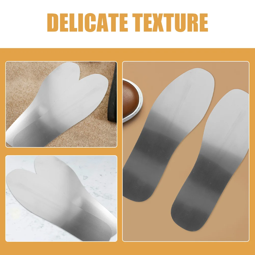 Anti-nail Insoles Replaceable Shoe Stainless Steel for Men Female Replacement Shoes Supplies Inserts