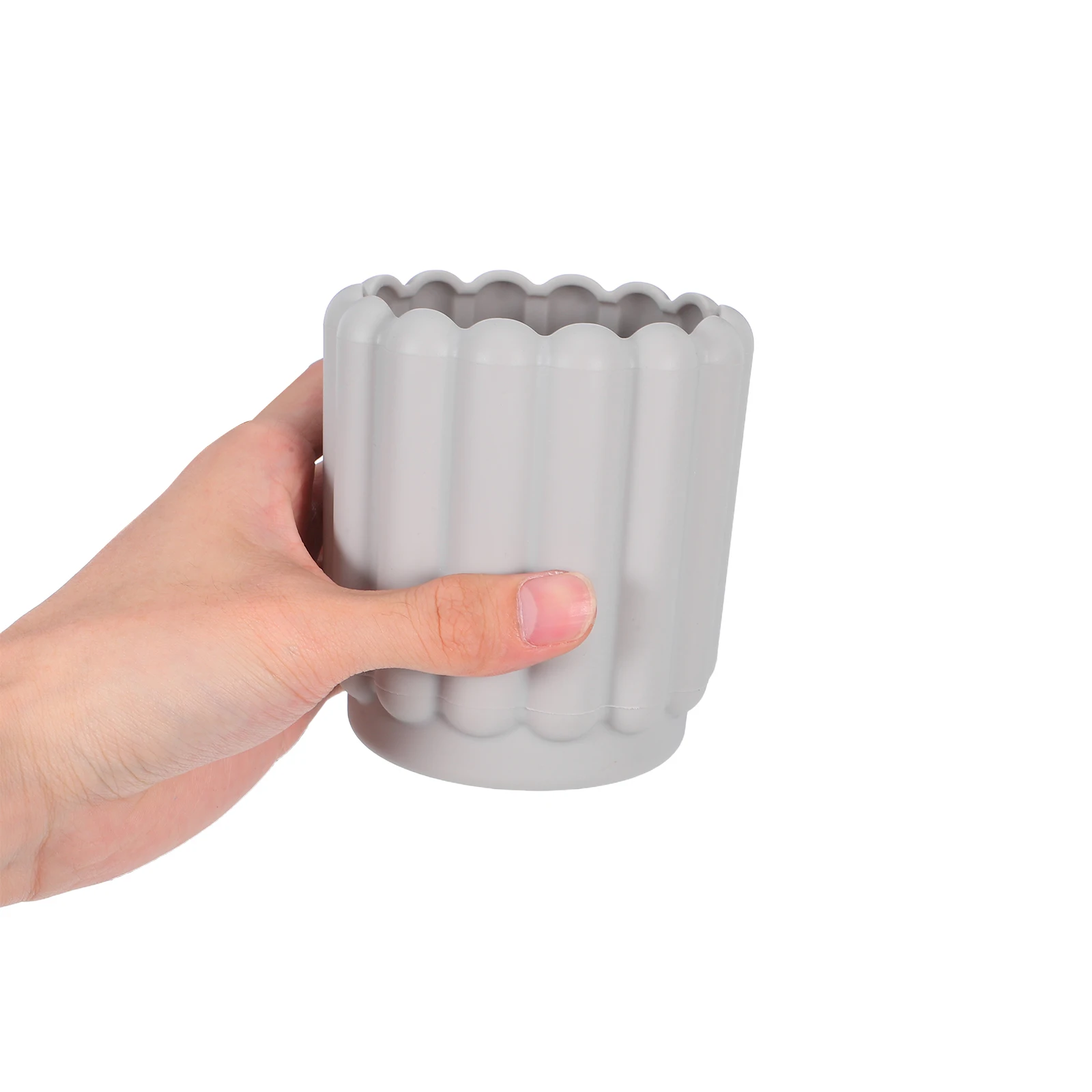 

Silicone Pen Holder For Desk Stationery Organizer Stand Cup Sturdy Base Holds Pens Pencils Keys Makeup Brushes Desktop Storage