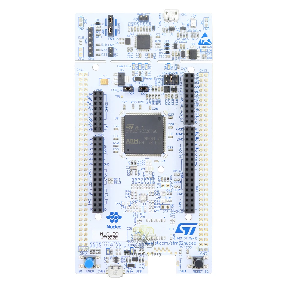FOR ST NUCLEO-F722ZE STM32F722ZET6 MCU Nucleo-144 Development Board 216MHz Cortex-M7 512KB Flash 256KB SRAM USB OTG Genuine