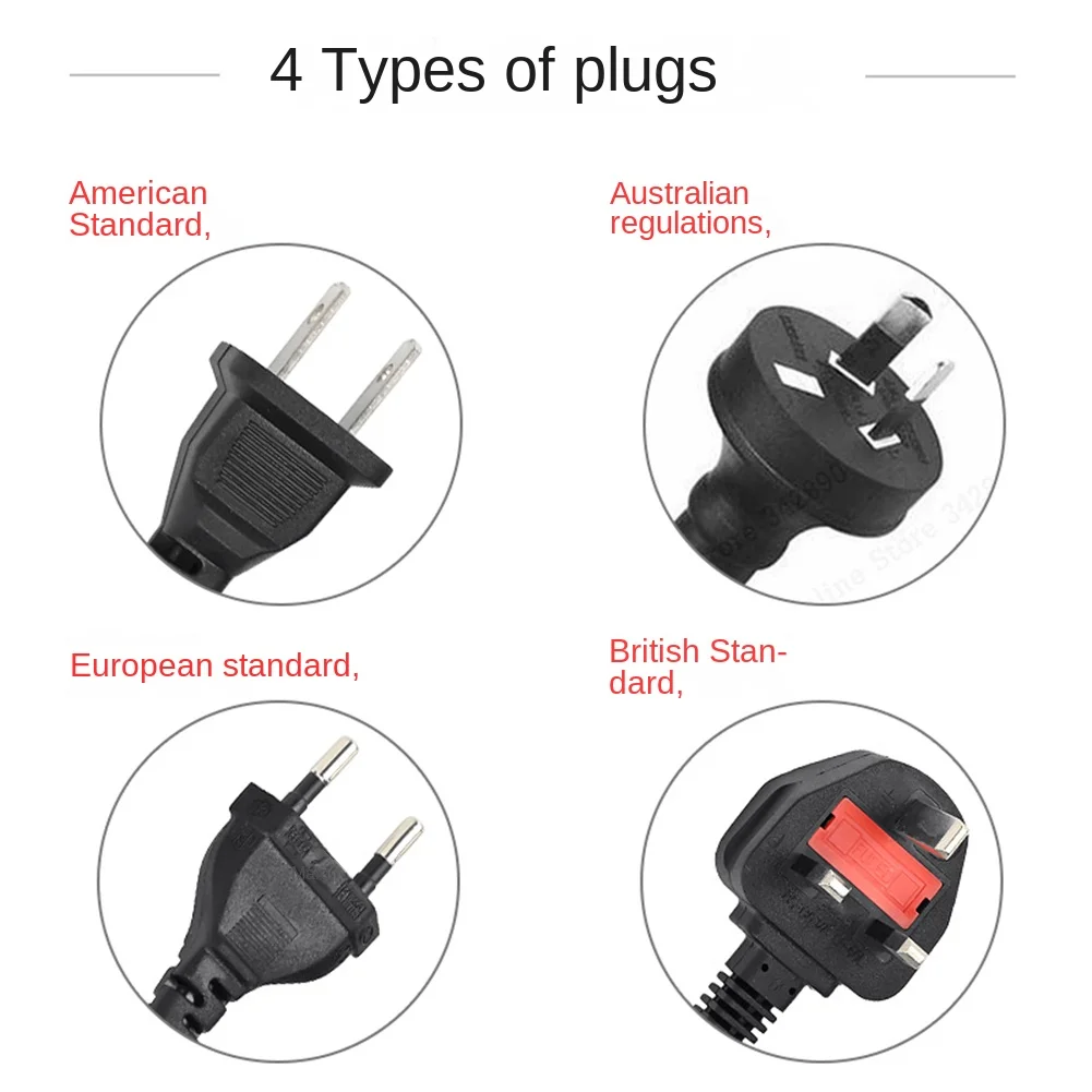 A29Z-42V 1.5-2A سكوتر كهربائي شاحن شاحن بطارية ليثيوم لملحقات سكوتر كهربائي M365 #3