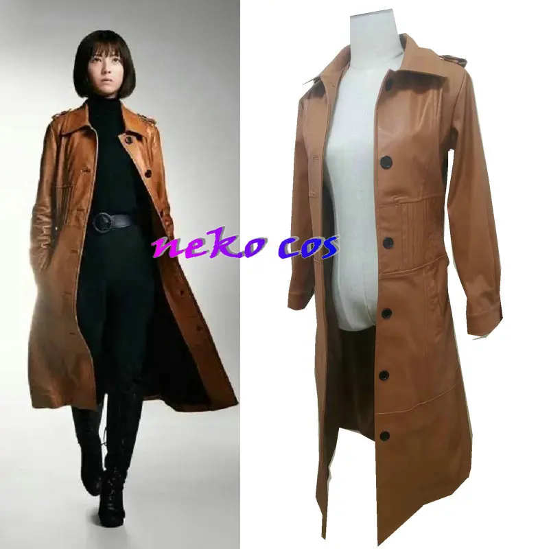 nekocos Shin  Midorikawa Ruriko  Burnt yellow jacket coat Cosplay