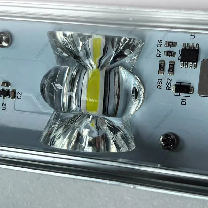 155° Wide Angle LED Wall Surface Grinding Inspection Light, 4-Level Dimming Portable Work Light for Construction Renovation