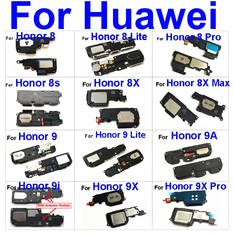 

Loudspeaker Buzzer For Huawei Honor 8 9 9X Lite 8 9X Pro Louder Speaker For Honor 9i 9A 8S 8X Max Ringer Module Spare Parts