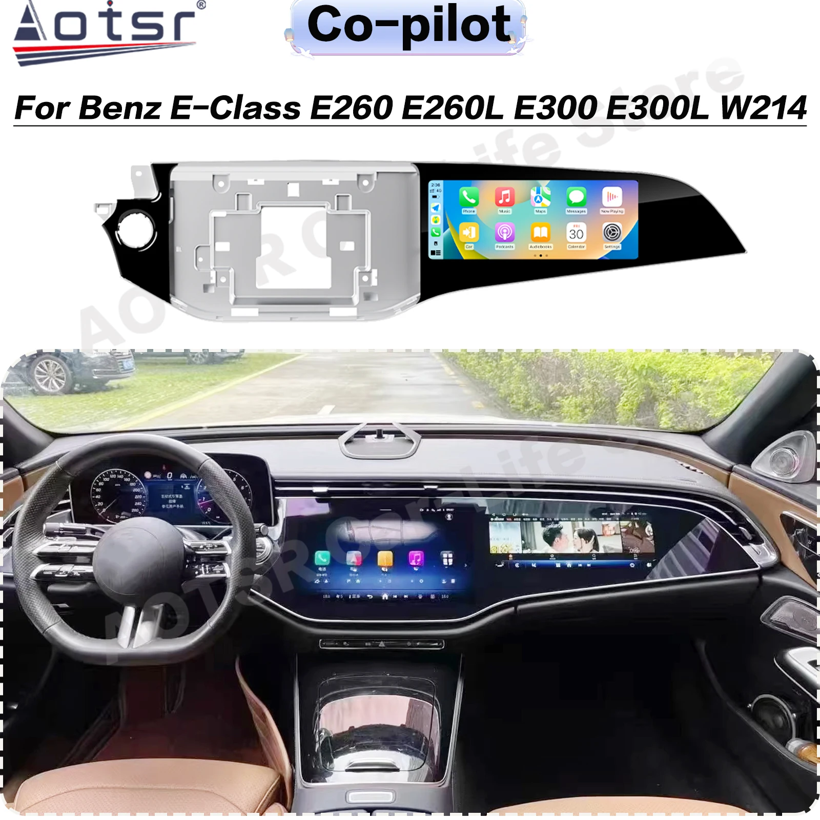 

Qualcomm 64G In stock For Benz E-Class E260 E260L E300 E300L W214 Co-pilot Instrument Cluster Display Virtual Cockpit Instrument