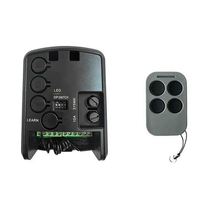 

B44C AC220V Roller Shutter Door Motor Tubular Motor Control Board Automatic Garage Gargare Door Opener With Remote Control