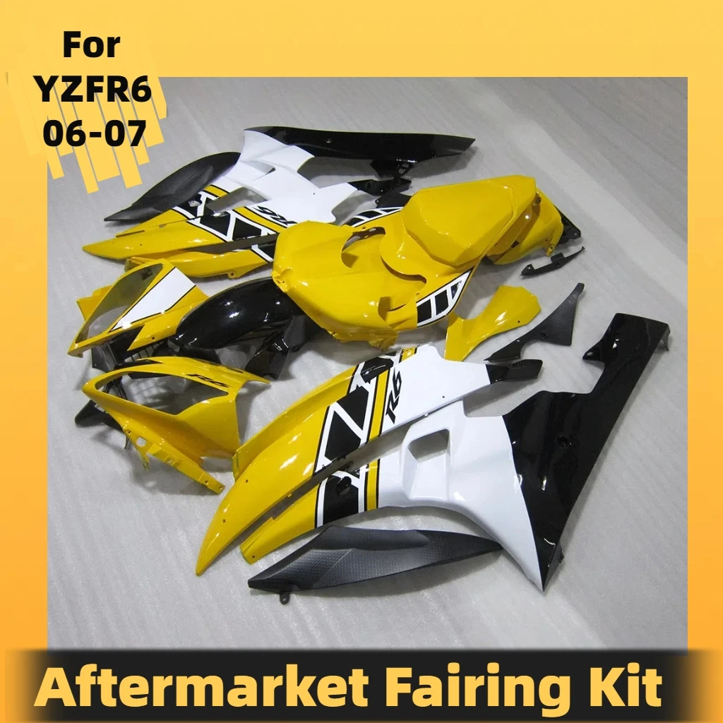 Fairing Kit for Yamaha YZF R6 06 07 Complete R6 2006 2007 Free Custom Motorcycle Plastic Component Body Set