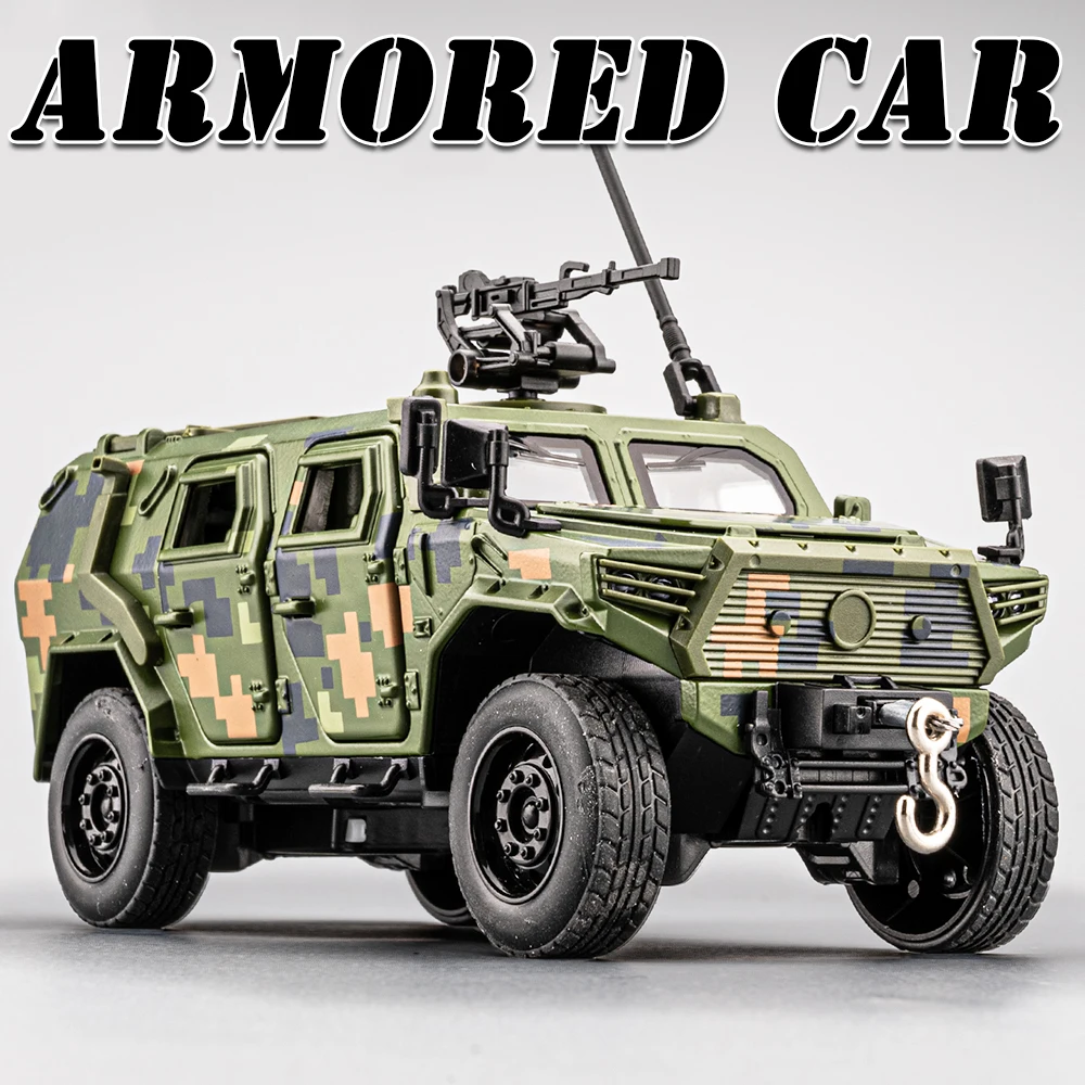 1:32 동풍 멍시 세이버투스 장갑차 장난감 모델 금속 다이캐스트 도어 개폐 가능 후진 작동 소리와 빛 장식 모델 자동차