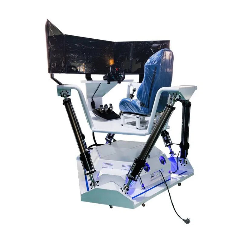 Platform VR driving emulator three-screen somatosensory racing electric flight emulator