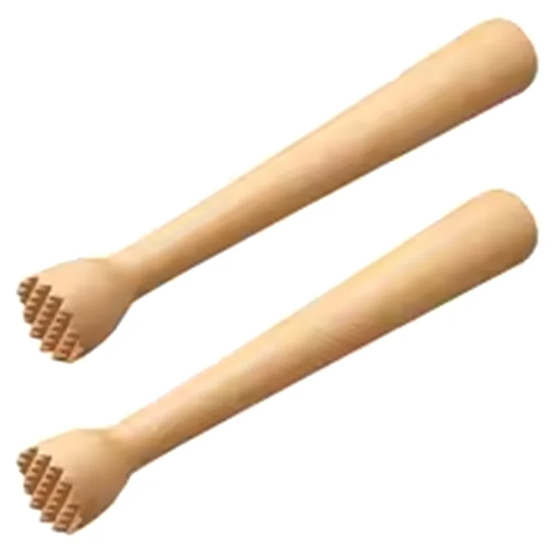 

A96I-фруктовый лимонный сок, 2 шт., деревянная дробилка для льда, пресс, мадлер, инструменты для коктейлей, палочки для льда, молоток, кухонное оборудование