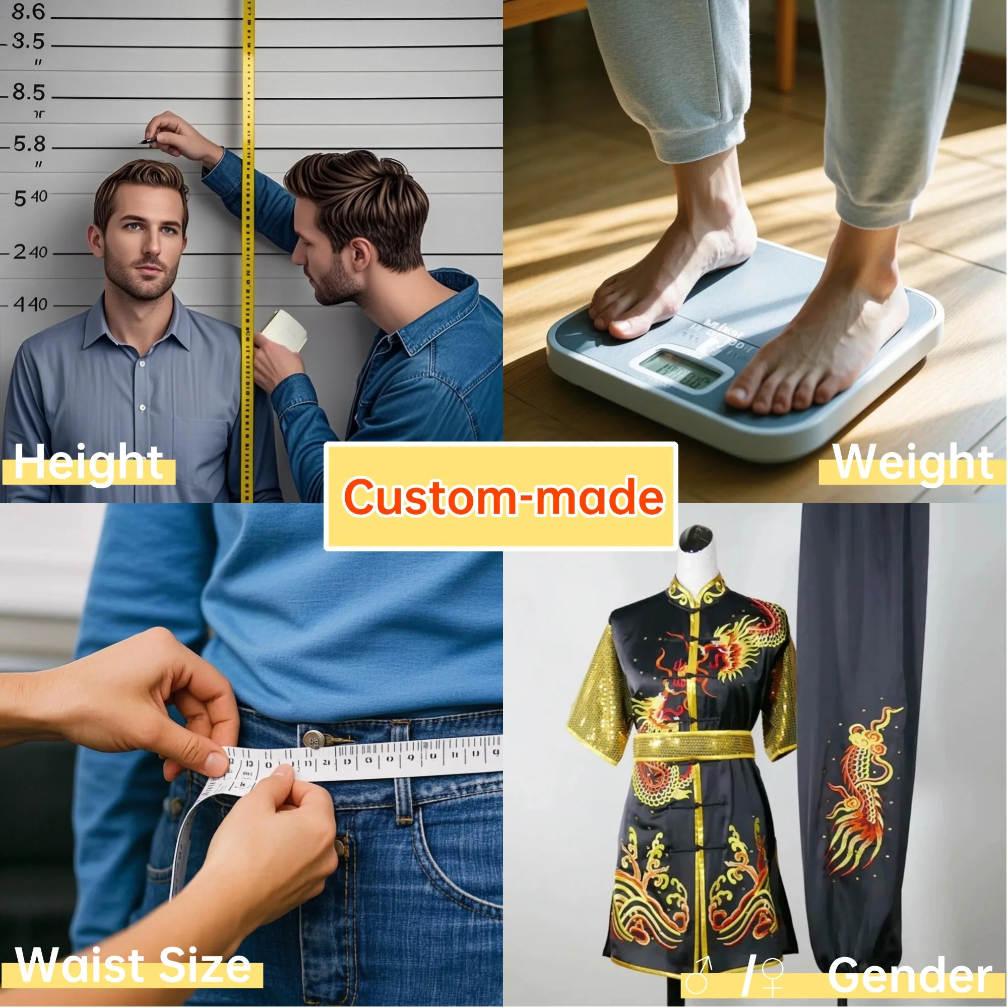 Flames O Nanquan Acrobatics Performance Clothing Mens Clothing  Changquan Uniform Custom Clothing Note Your Height And Weight - Image 3