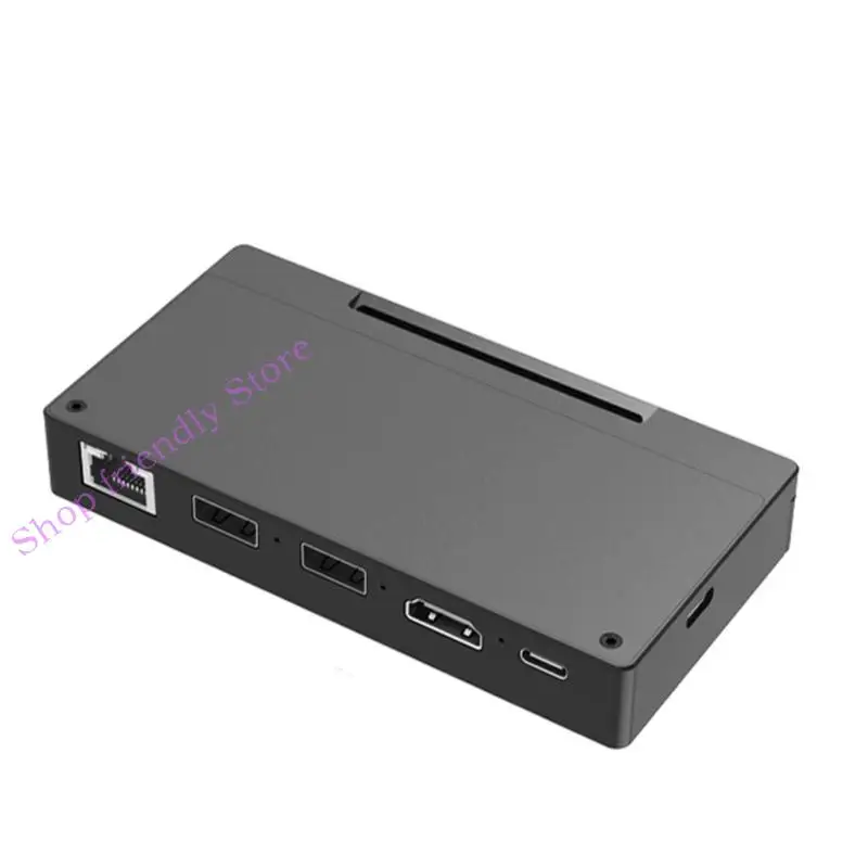 

594A 6-in-1 Aluminum-alloy TypeC Hubs SSD Dock Base RTL9210B for Steam Deck Console