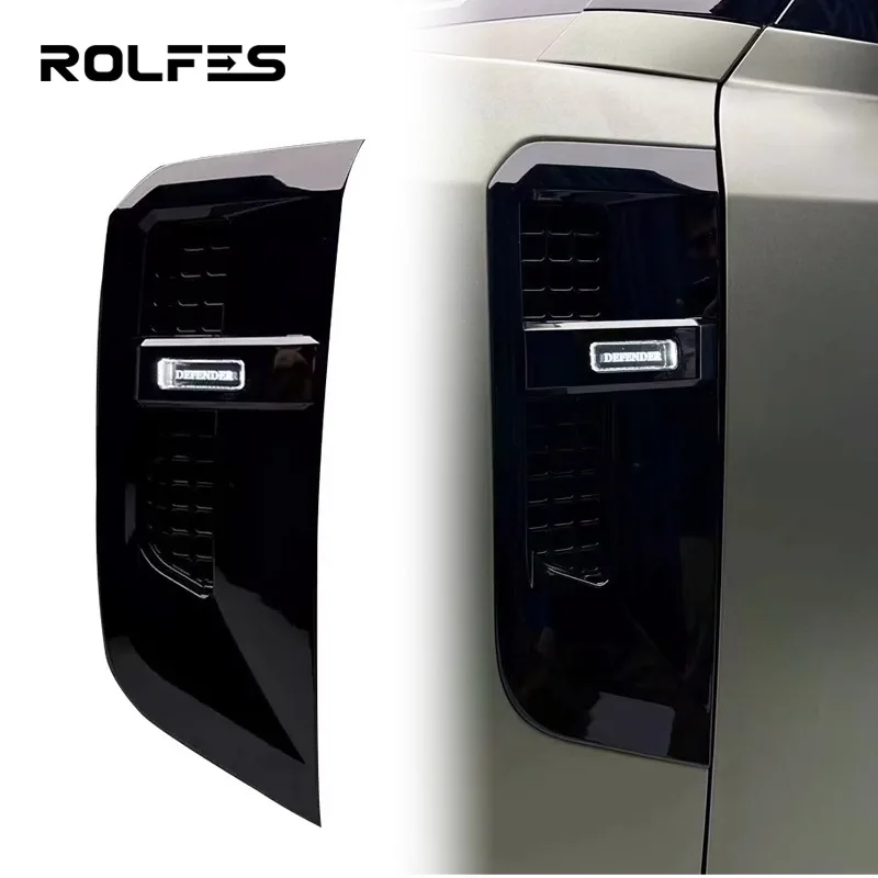 

Suitable for From 2020 to 2024, the Land Rover Defender's illuminated fender air vents will be upgraded with the luxurious Los C