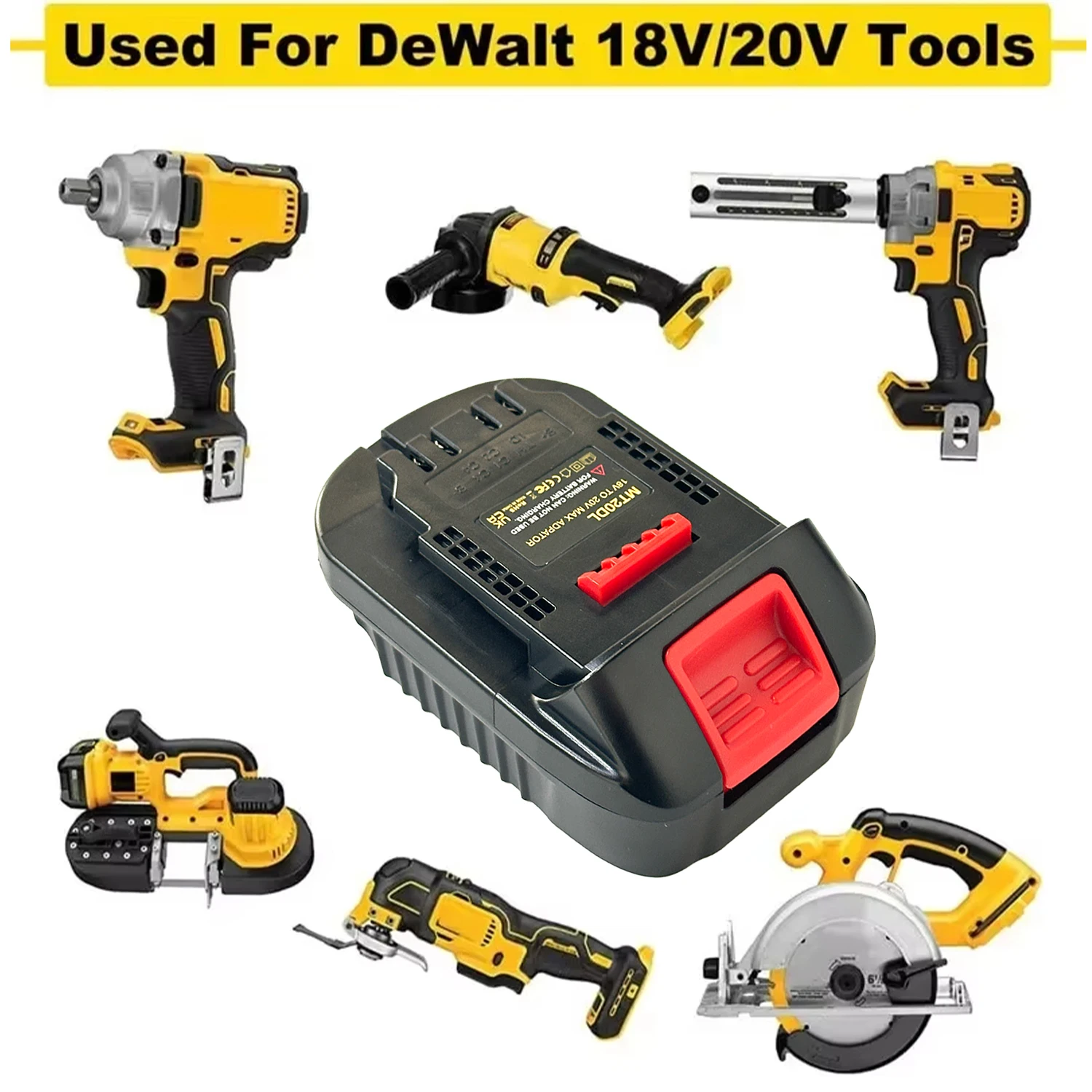 Battery Adapter For Makita 18V switch to Dewalt Mt20Dl For Dewalt 18V 20V tools for Makita Bl1830 Bl1860 Bl1815 Li-Ion Battery