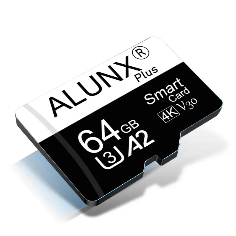 CLASS 10-U3 ALUNX Micro TF SD Card 128GB 64GB 32GB 16GB 8G Memory Card Flash Class 10 Support Mobile Phones UAV Etc Card Reader