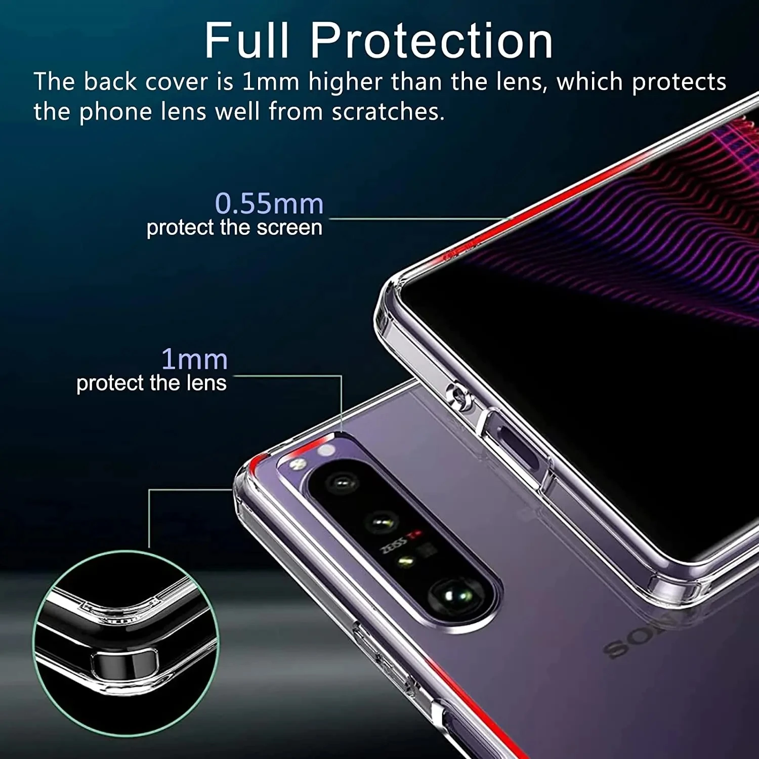 New For Sony Xperia 5V 10V 5V 10III 5III 10III 1IV 5IV 10IV 1 5 1II 5II 10II Ultra Thin Soft TPU Clear Case