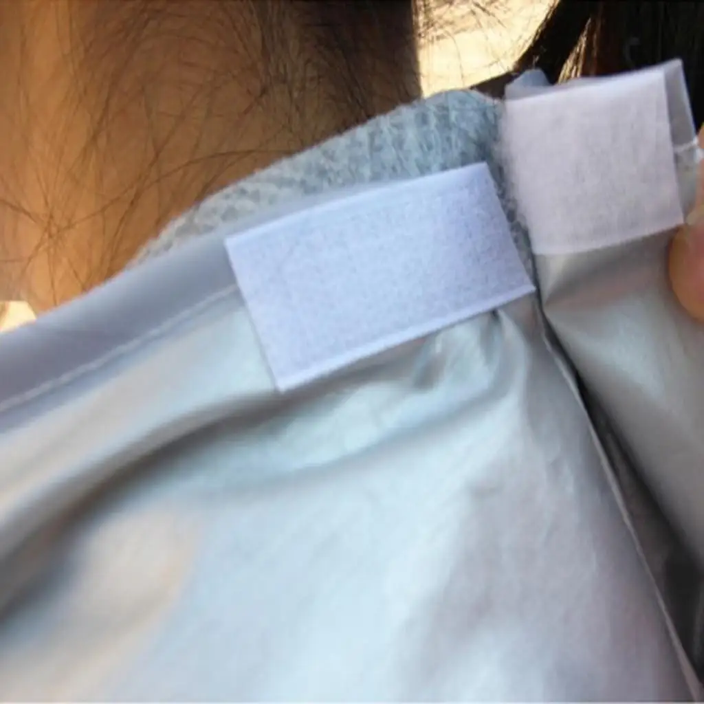 قبعات قص الشعر القابلة للطي، مظلة عباءة قابلة لإعادة الاستخدام وقابلة للتعديل