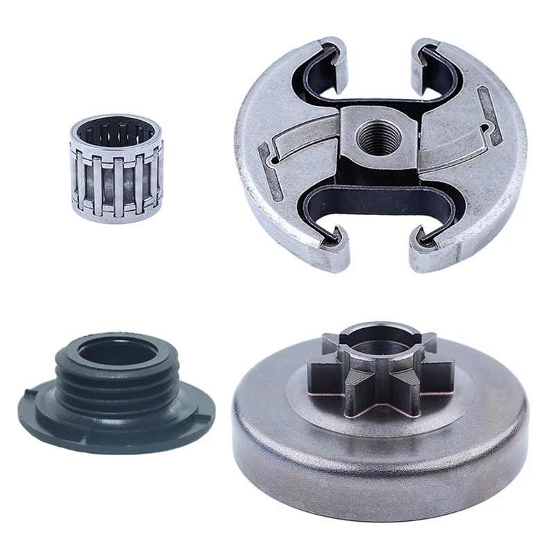ABNO-Sprocket 7T Kit de rodamiento de tambor de embrague para Husqvarna 455 460 Rancher piezas de repuesto de motosierra para 537291702