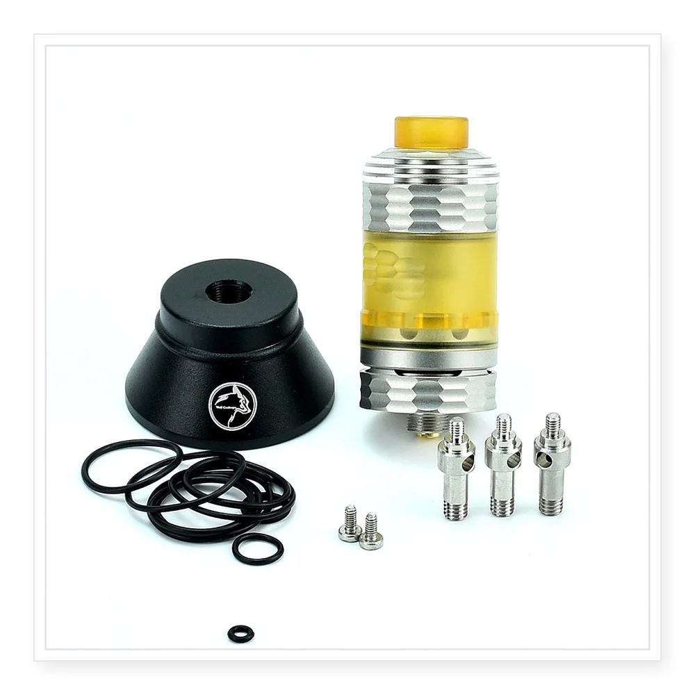 Hussar The End 22mm RTA Atomizer - 316SS E-cigarette Tank, 3.5ml Capacity, Single Coil Design