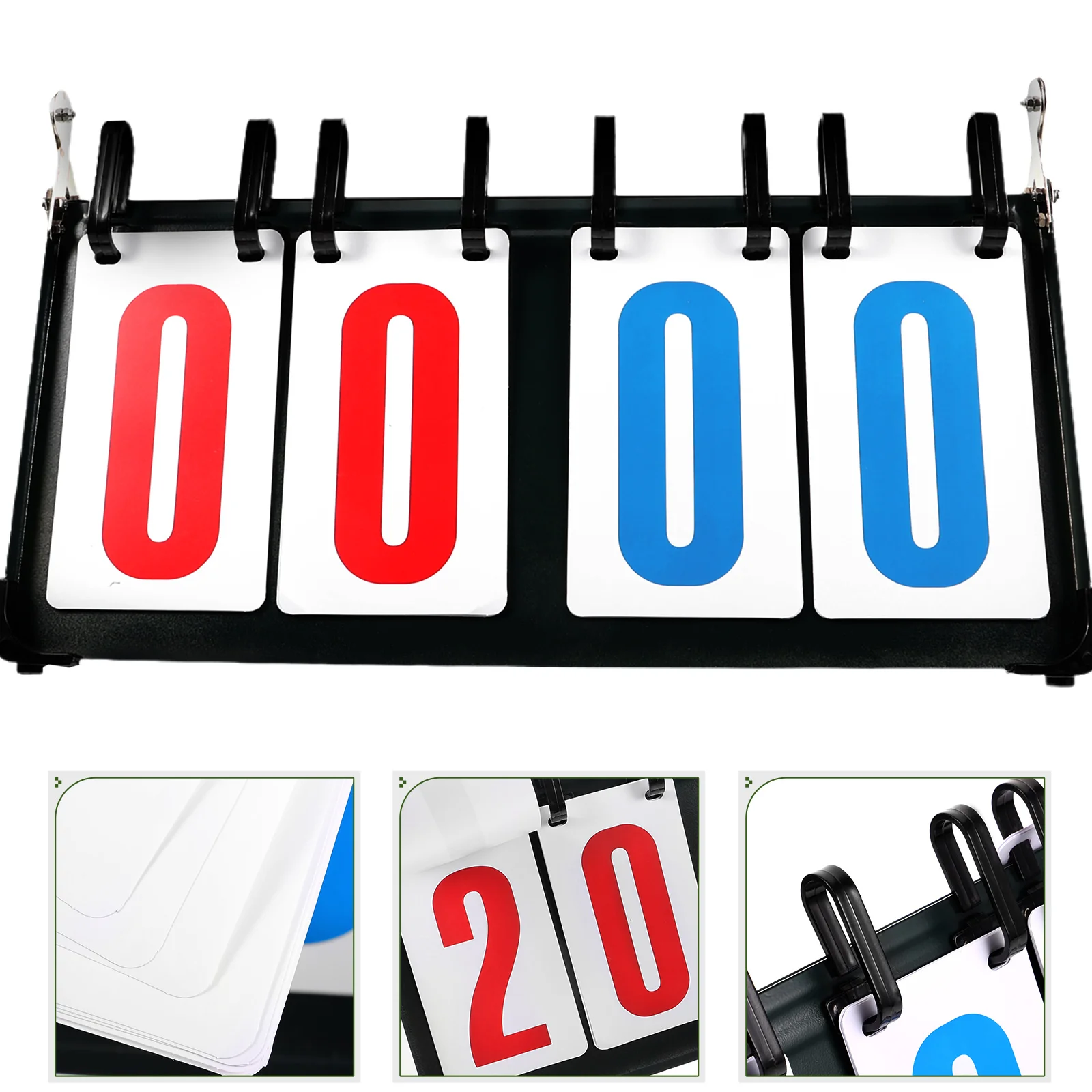 Thickened Steel Plate Four- Multi-functional Basketball and Football Scoreboard Table Tennis Turner Game