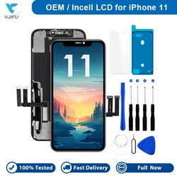 Écran LCD INCELL pour iPhone 11 écran tactile A2221 A2111 A2223 numériseur écran assemblage de remplacement pas de Pixel mort