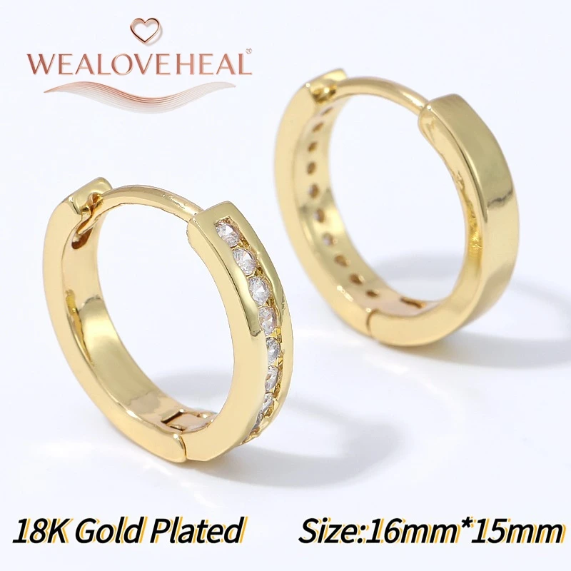 Damen-Ohrringe aus 18K vergoldetem Messing mit CZ-Stein, V-förmige Huggie-Ohrringe, geometrisch, minimalistisch, für den täglichen Gebrauch, Valentinstagsgeschenk, Schmuck. – Detail 37