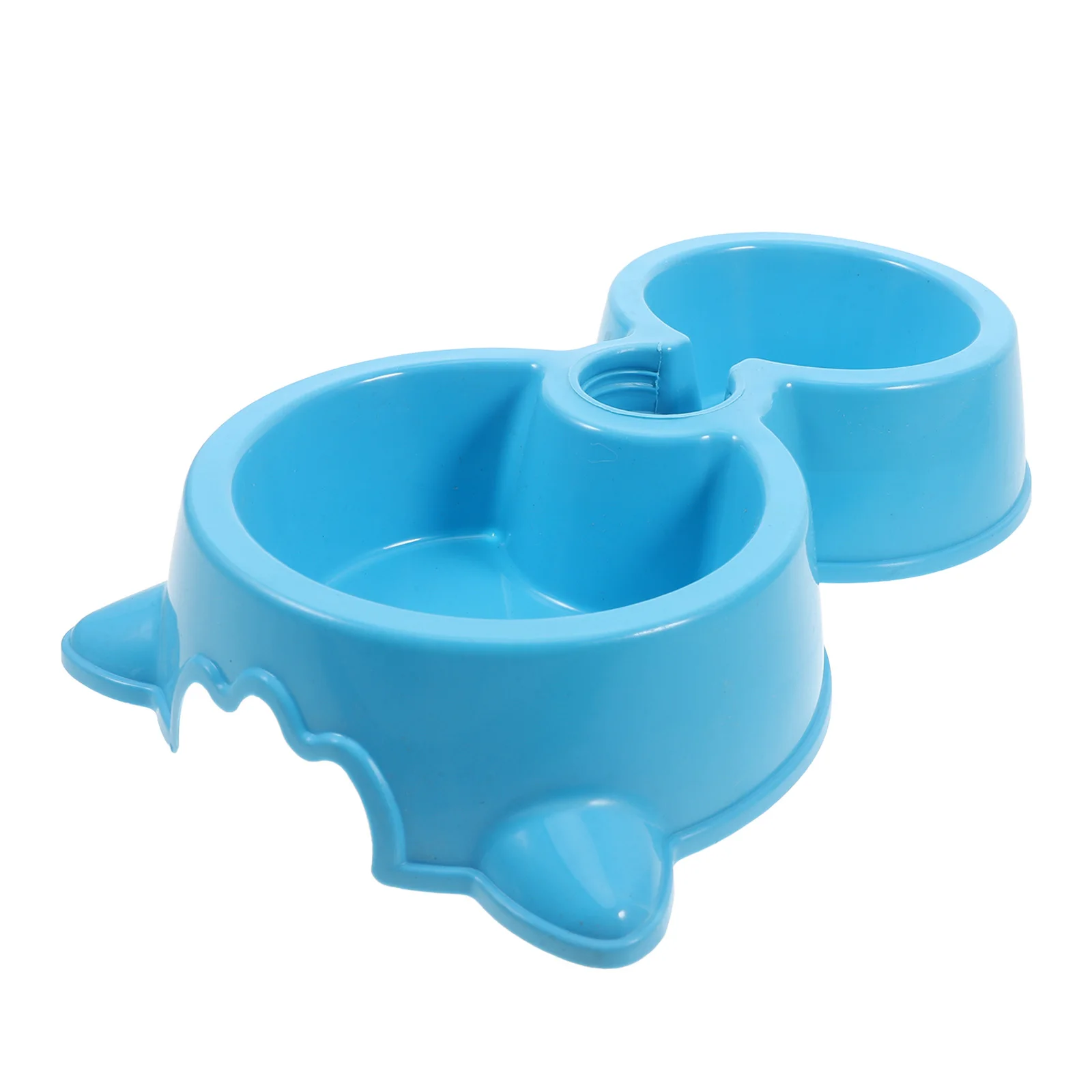 

Double Pet Feeding Bowl with Water Bottle Insert Automatic Drinking Station for Dogs Cats Dual Food Water Dispenser ABS Safe