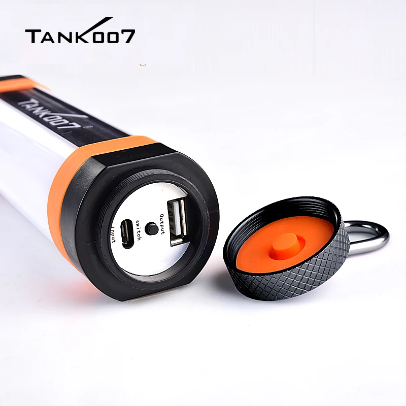 TANK007 lanterna da campeggio portatile torcia a LED magnete lampada repellente per zanzare torcia impermeabile a luce ricaricabile per esterni