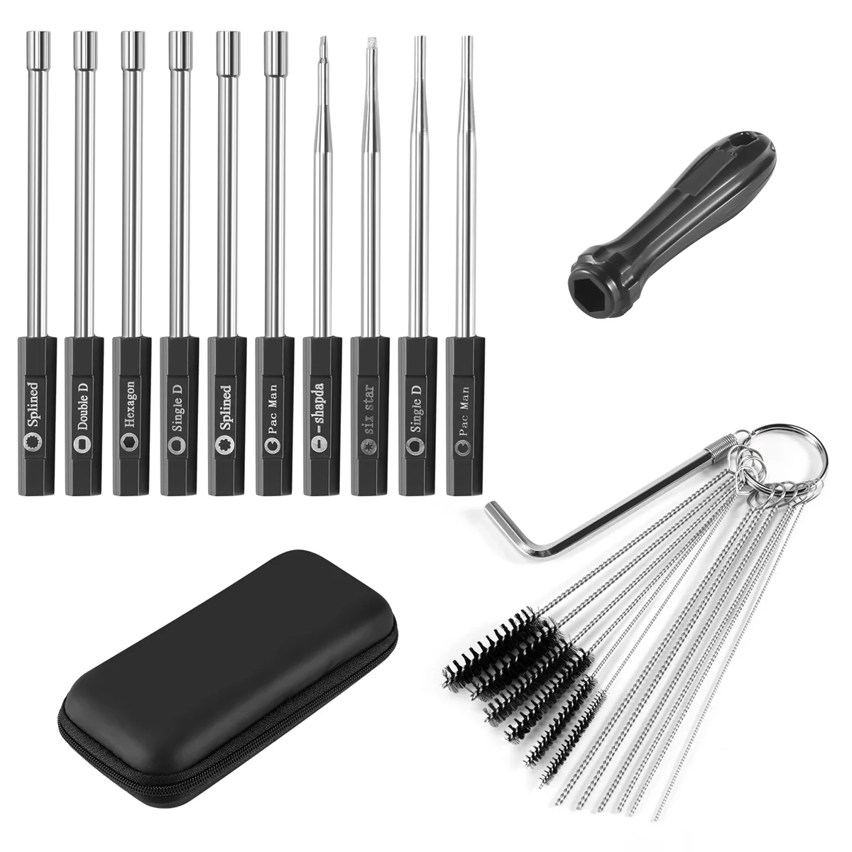 

A93Z 10Pcs Carburetor Adjustment Screwdriver Carburator Tool Kit for Engine Trimmer Weedeater Chainsaw