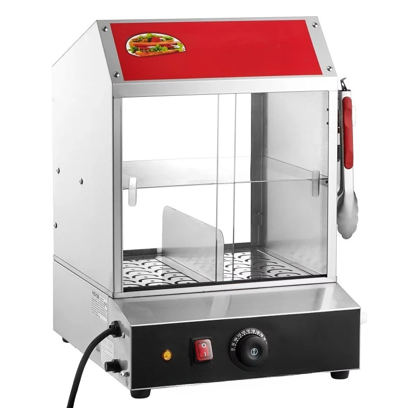

Commercial two-layer electric hot dog steamer