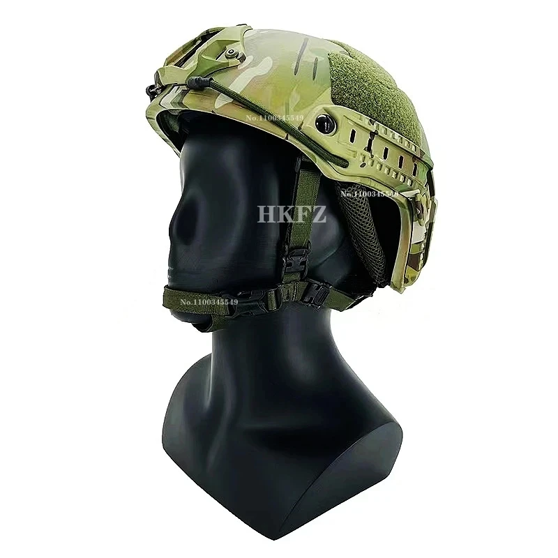 Kevlar Balístico Camuflagem Capacete, Capacete à prova de balas, Wendy\'s Suspension Liner, NIJ IIIA Classe, FAST, MC