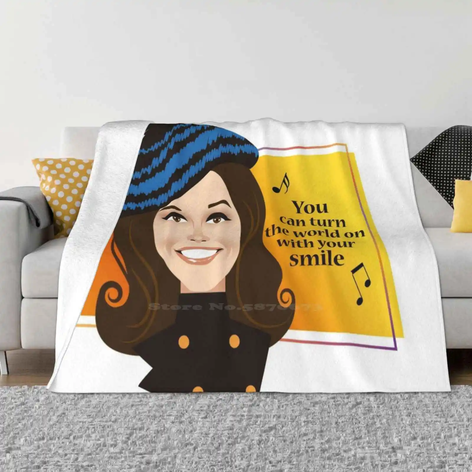 Mary New Selling Custom Print Flannel Soft Blanket Mary Tyler Moore Show Tv Classic Comedy Alejandro Mogollo