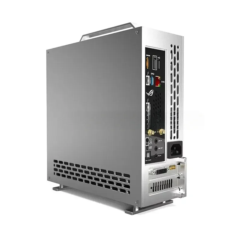 Lzmod 5 Liter A24-V5 2.0 Dual Slot Single Display 1U Netzteil Itx-Gehäuse mit Doppelfaser