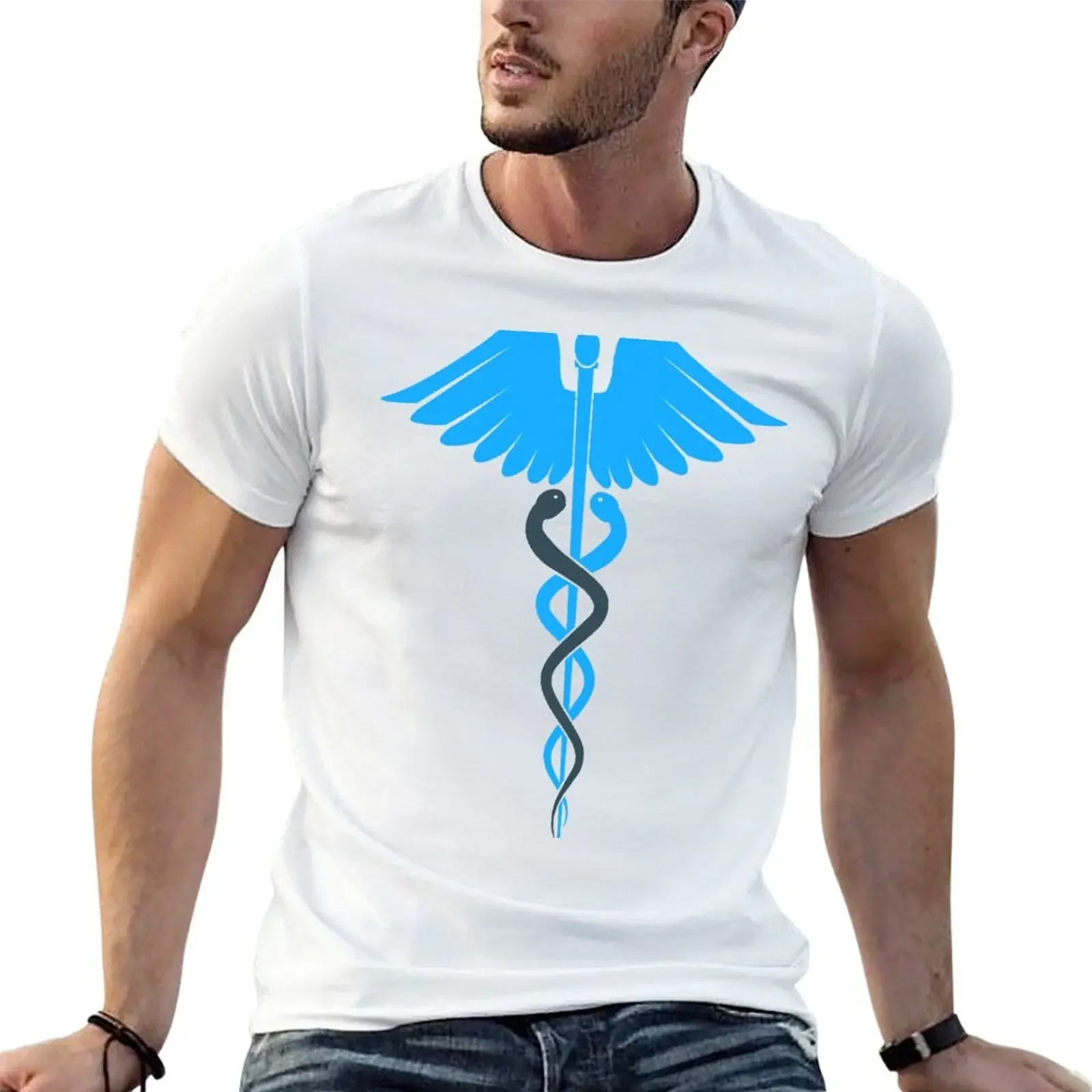 Caduceus T-Shirt essential t shirt tees kawaii clothes mens clothing